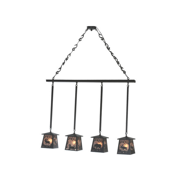 Meyda Lighting 4 Light Textured Black Kitchen Island Pendant Wayfair